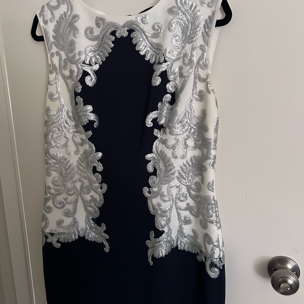 Elegant Black and Silver Dress - Picture 2 of 3